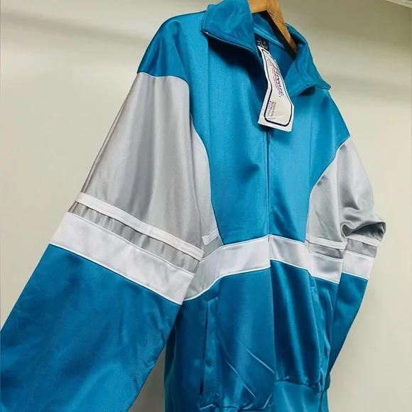 FIRENZE LIGHT BLUE & SILVER UPPER TRCK FOR MEN’S & WOMEN’S - Picture 3 of 6